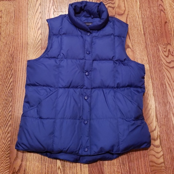 lands end goose down vest